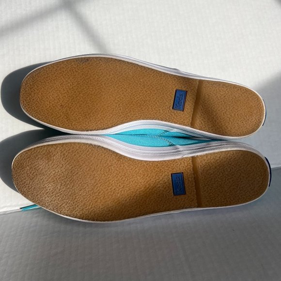 Keds Canvas Lace Ups in Sky Blue - Picture 4 of 8